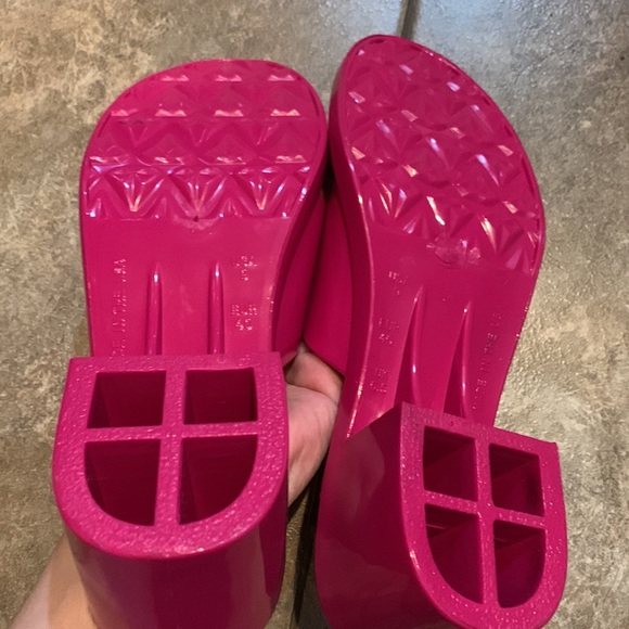 Los Angeles Apparel pvc sandal open back slides summer pool beach resort - Picture 6 of 6